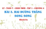 Hai đường thẳng song song: Tiên đề Euclid, Tính chất và Dấu hiệu nhận biết? Toán 7 bài 3 Chương 4 Chân trời Tập 1